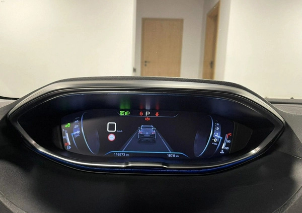 Peugeot 3008 cena 93000 przebieg: 116000, rok produkcji 2019 z Jasień małe 781